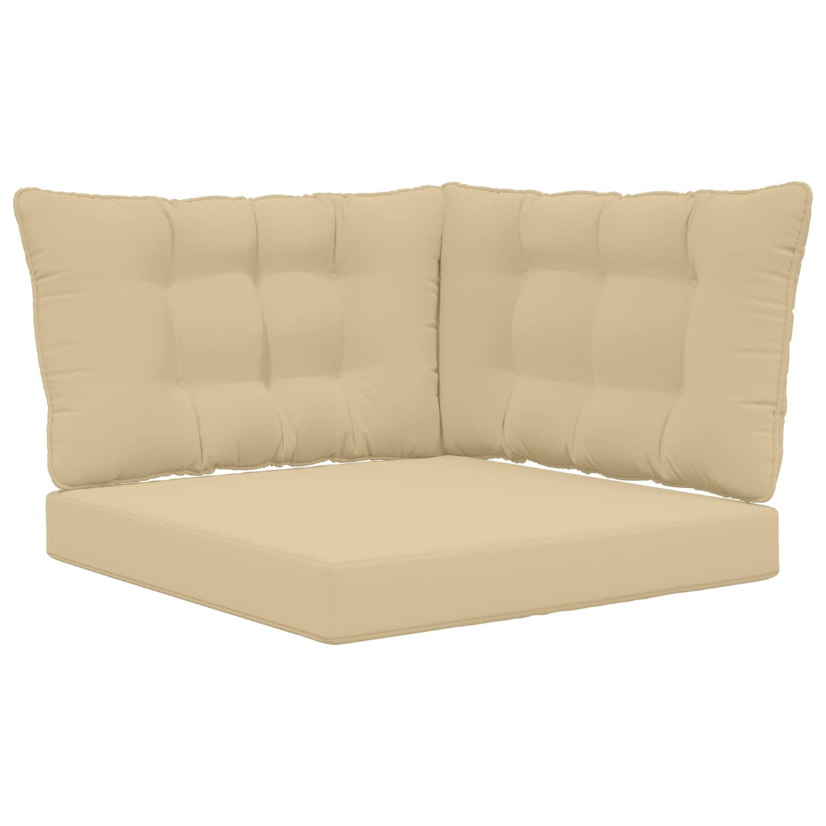 Udendørs Sofa Pude Polyester Beige 68,5 x 68,5 cm