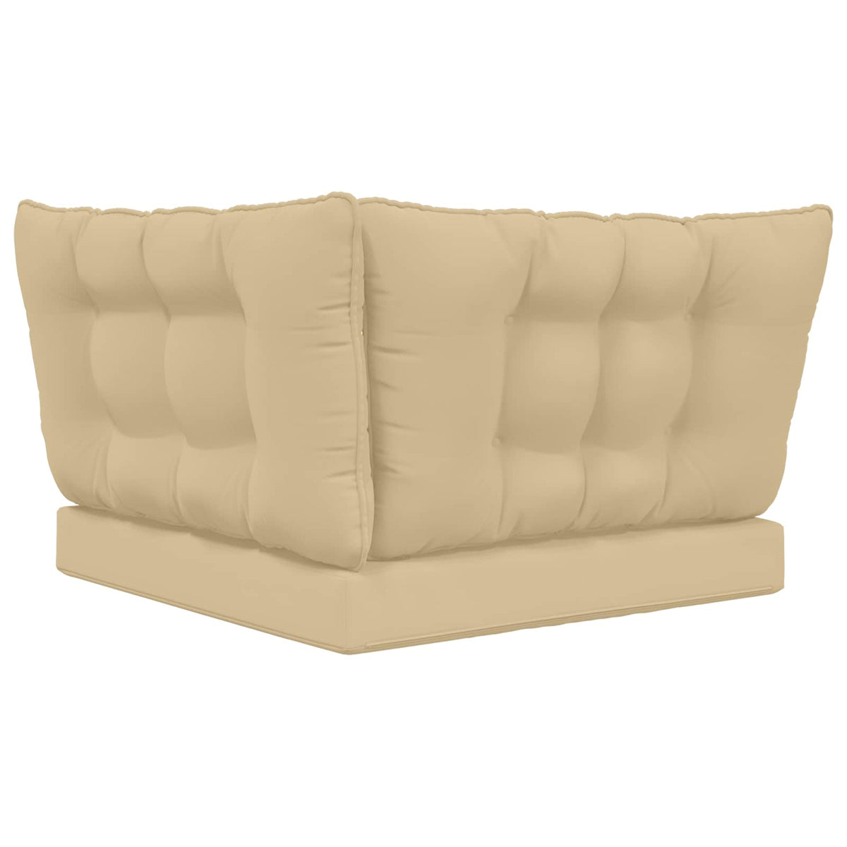 Udendørs Sofa Pude Polyester Beige 68,5 x 68,5 cm