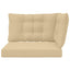 Udendørs Sofa Pude Polyester Beige 68,5 x 68,5 cm