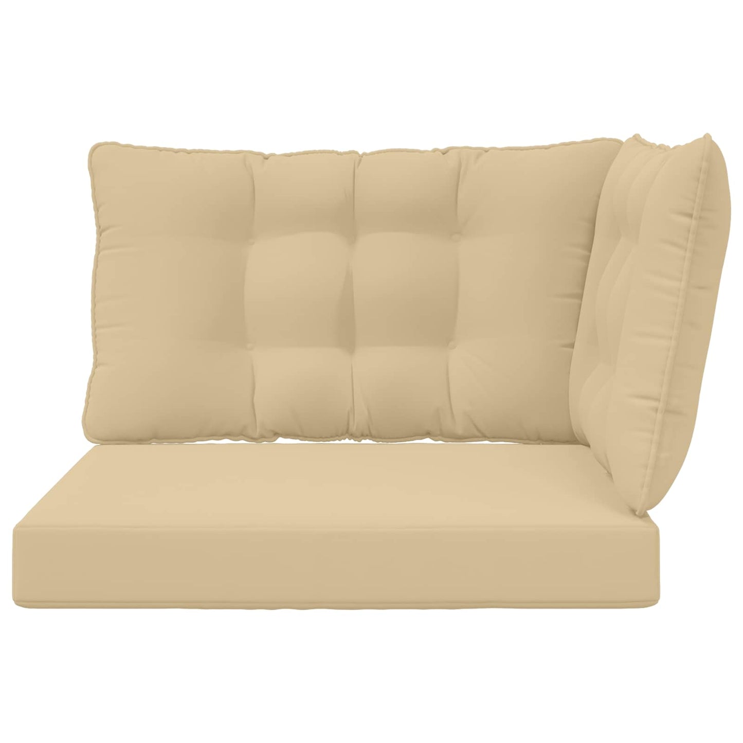 Udendørs Sofa Pude Polyester Beige 68,5 x 68,5 cm