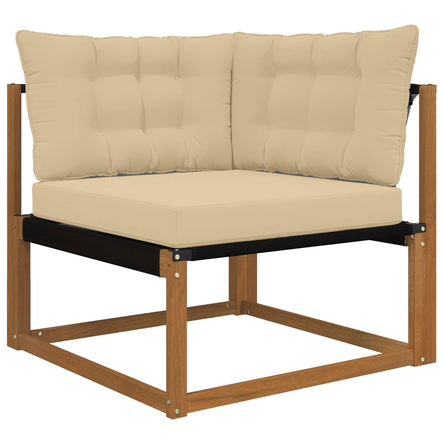 Udendørs Sofa Pude Polyester Beige 68,5 x 68,5 cm