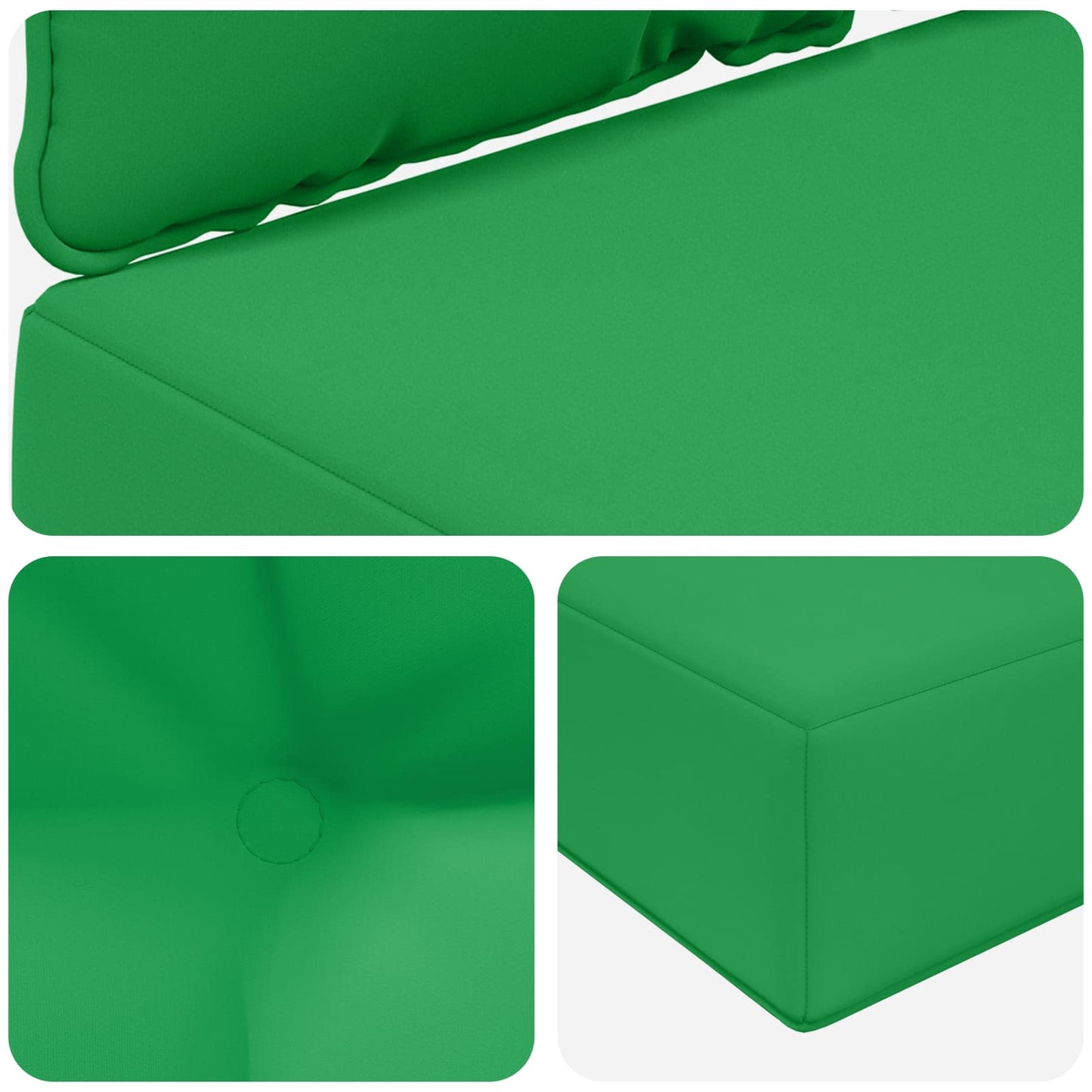 Udendørs Sofa Pude Polyester Grøn 68,5 x 68,5 cm