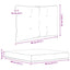 Udendørs Sofa Pude Polyester Grøn 68,5 x 68,5 cm