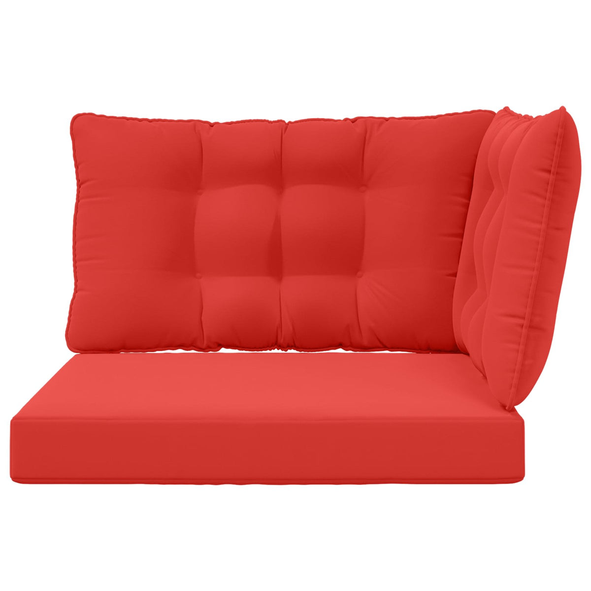 Udendørs Sofa Pude Polyester Rød 68,5 x 68,5 cm