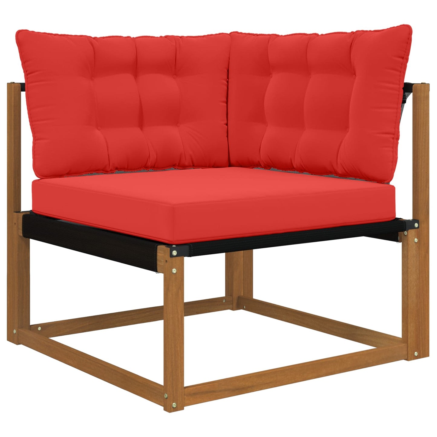 Udendørs Sofa Pude Polyester Rød 68,5 x 68,5 cm