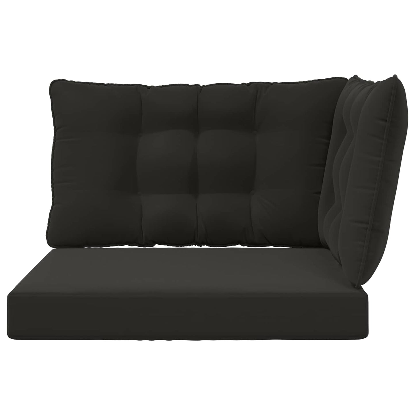 Udendørs Sofa Pude Polyester Sort 68,5 x 68,5 cm