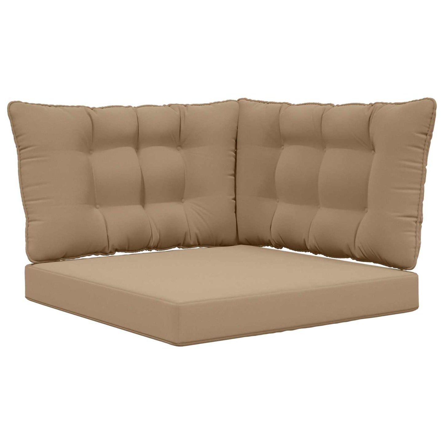 Udendørs Sofa Pude Polyester Gråbrun 68,5 x 68,5 cm