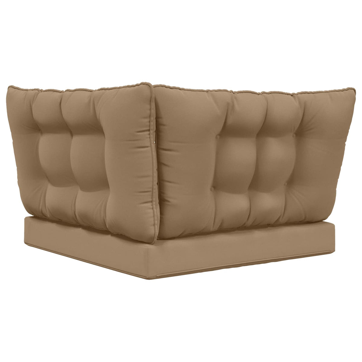 Udendørs Sofa Pude Polyester Gråbrun 68,5 x 68,5 cm