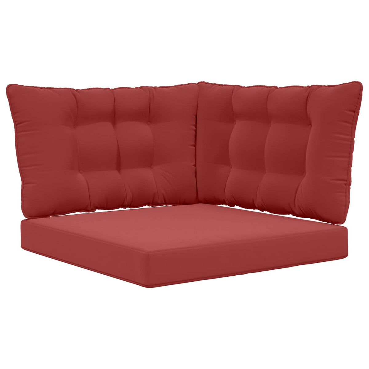 Udendørs Sofa Pude Polyester Vinrød 68,5 x 68,5 cm