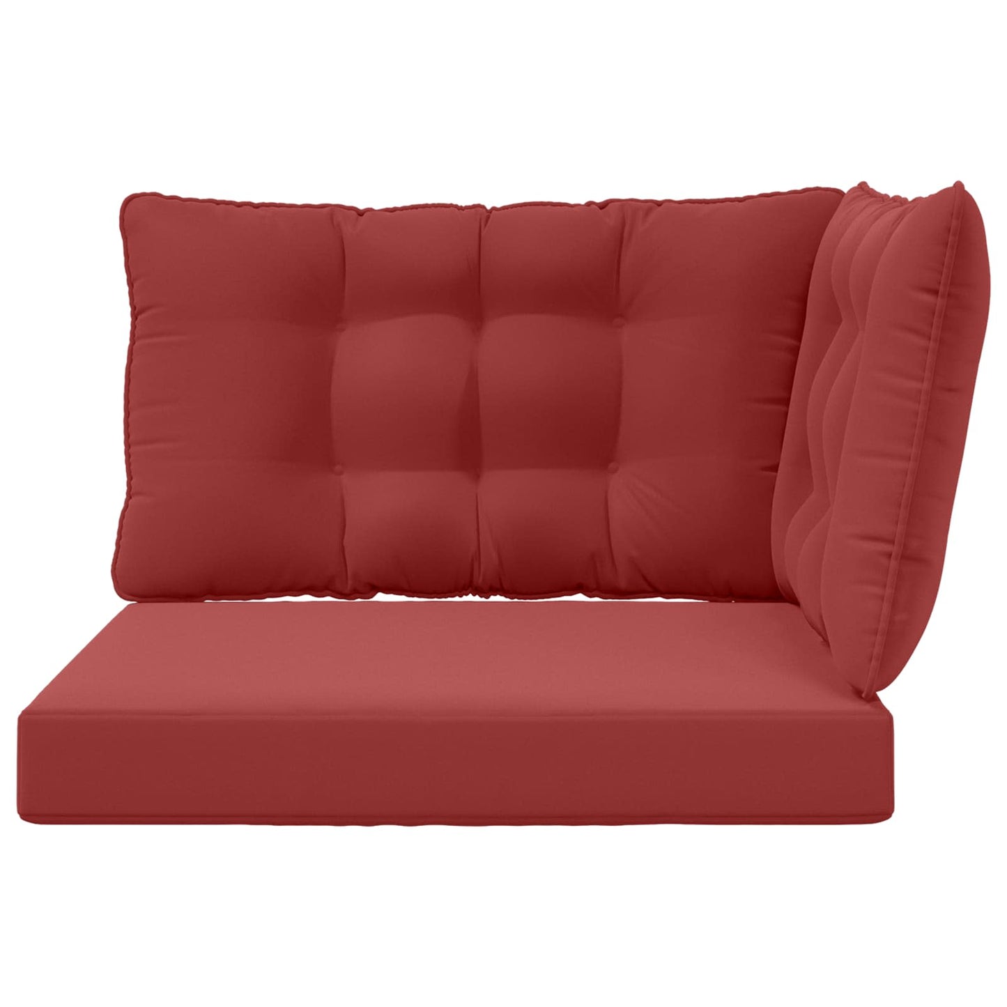 Udendørs Sofa Pude Polyester Vinrød 68,5 x 68,5 cm