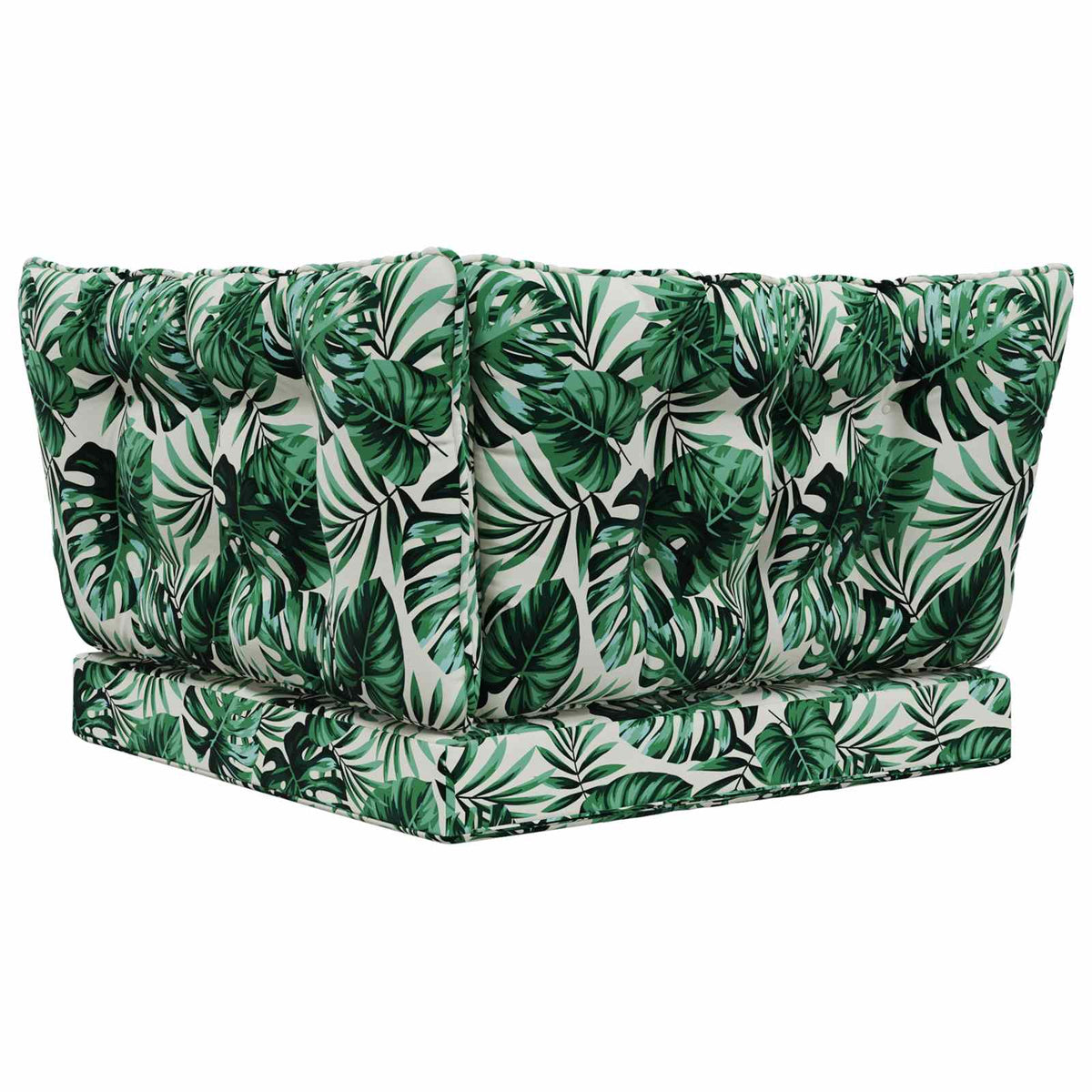 Udendørs Sofa Pude Polyester Bladmønster 68,5 x 68,5 cm