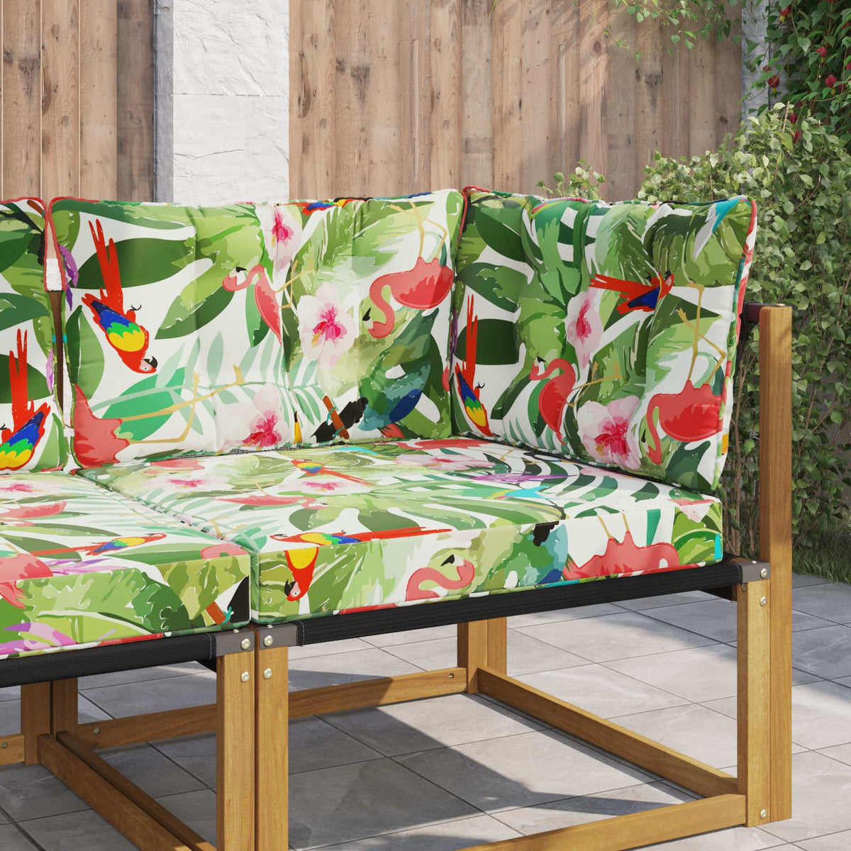 Udendørs Sofa Pude Polyester farverig 68,5 x 68,5 cm