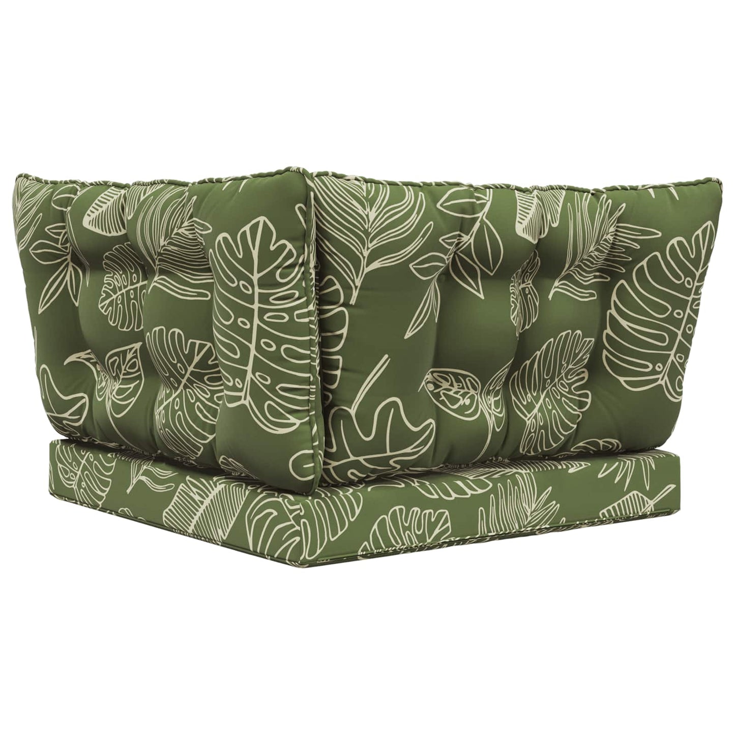 Udendørs Sofa Pude Polyester Bladdesign 68,5 x 68,5 cm