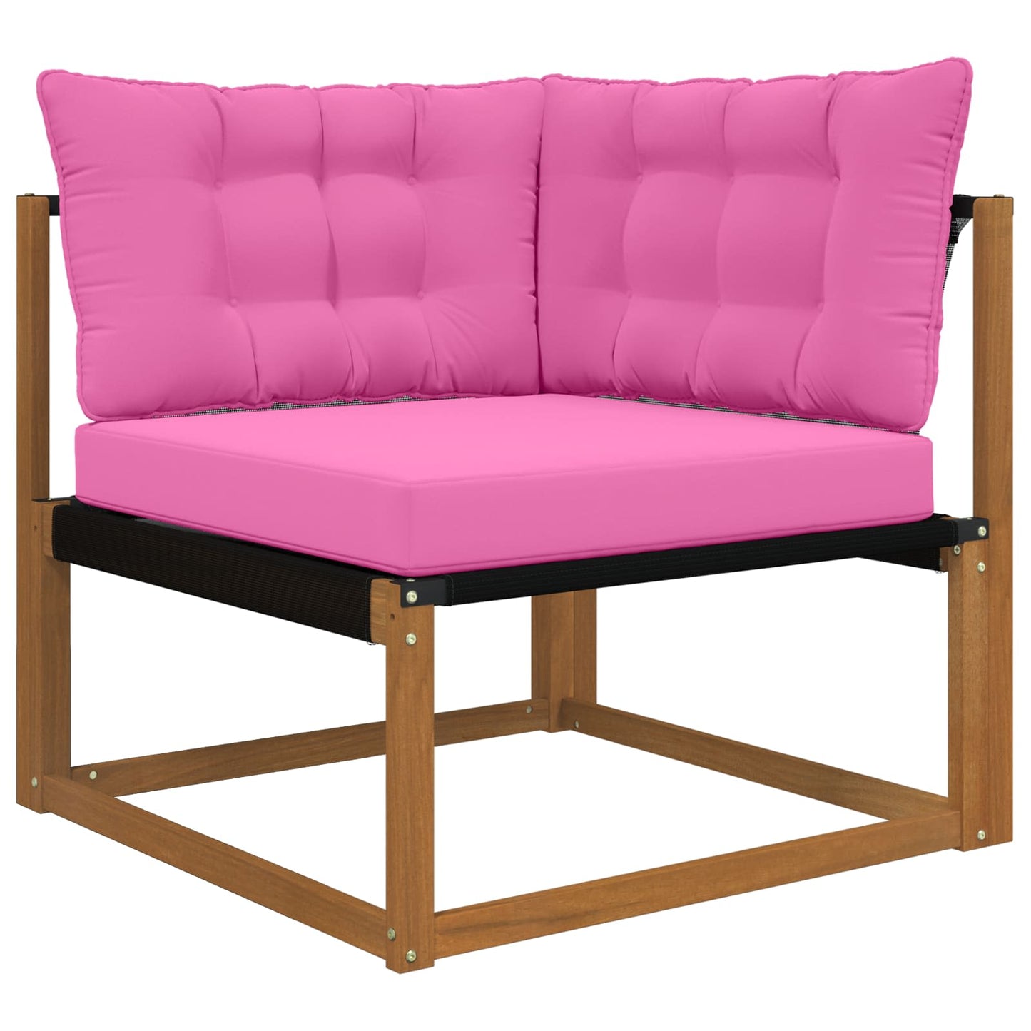 Udendørs Sofa Pude Polyester Lyserød 68,5 x 68,5 cm