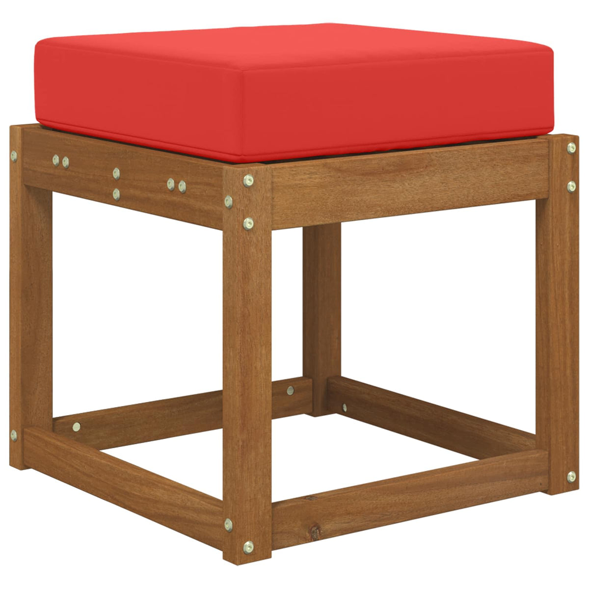 Udendørs Sædepude 100% polyester Rød 40 x 40 x 8 cm