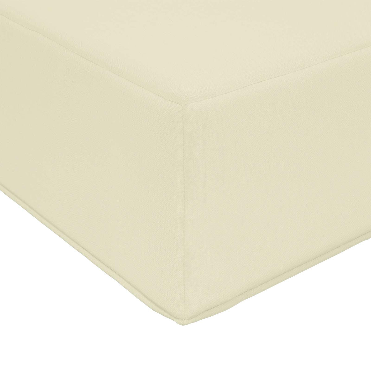 Udendørs Sædepude 100% polyester Cremefarvet 80 x 40 x 8 cm