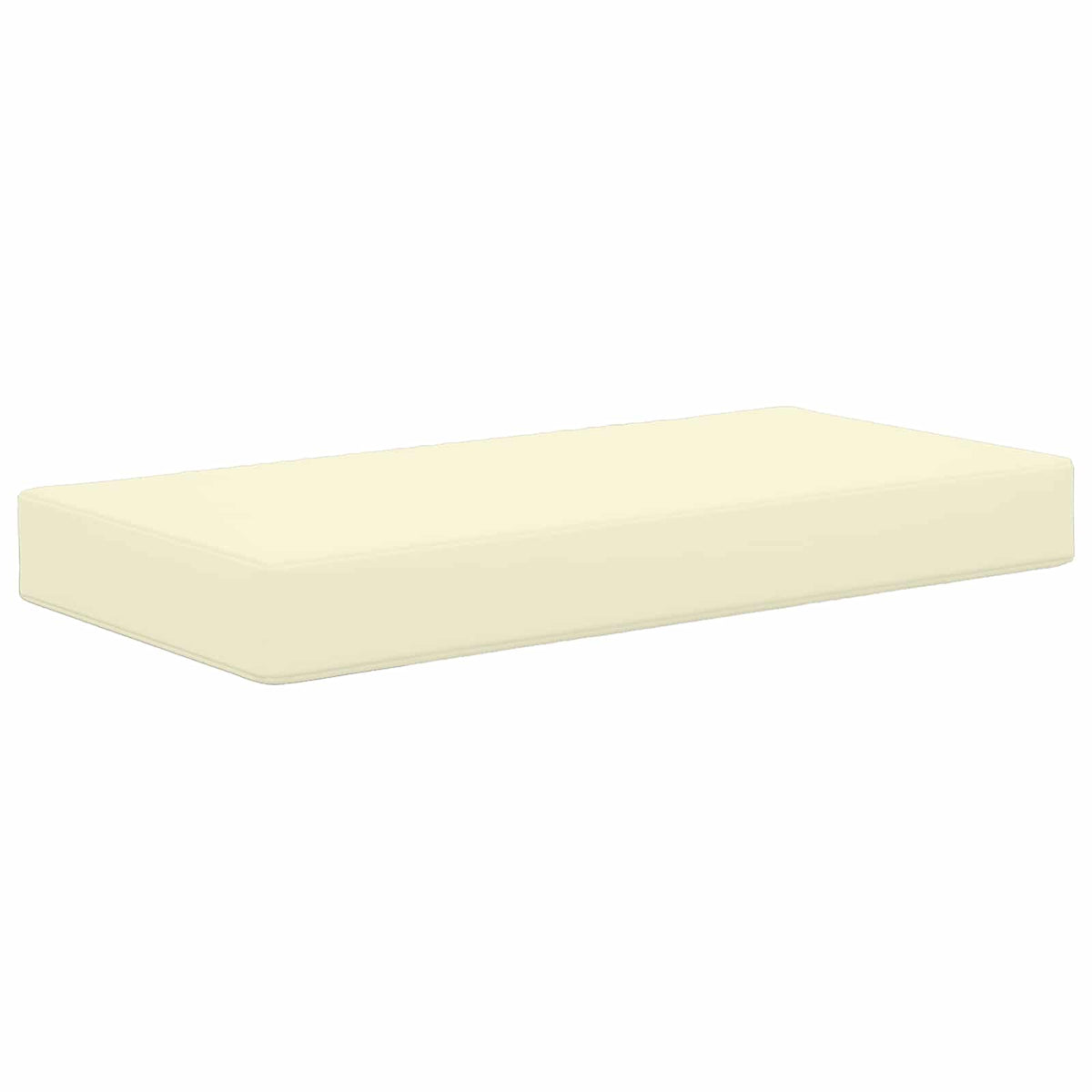 Udendørs Sædepude 100% polyester Cremefarvet 80 x 40 x 8 cm