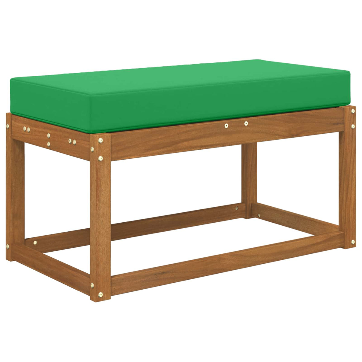 Udendørs Sædepude 100% polyester Grøn 80 x 40 x 8 cm