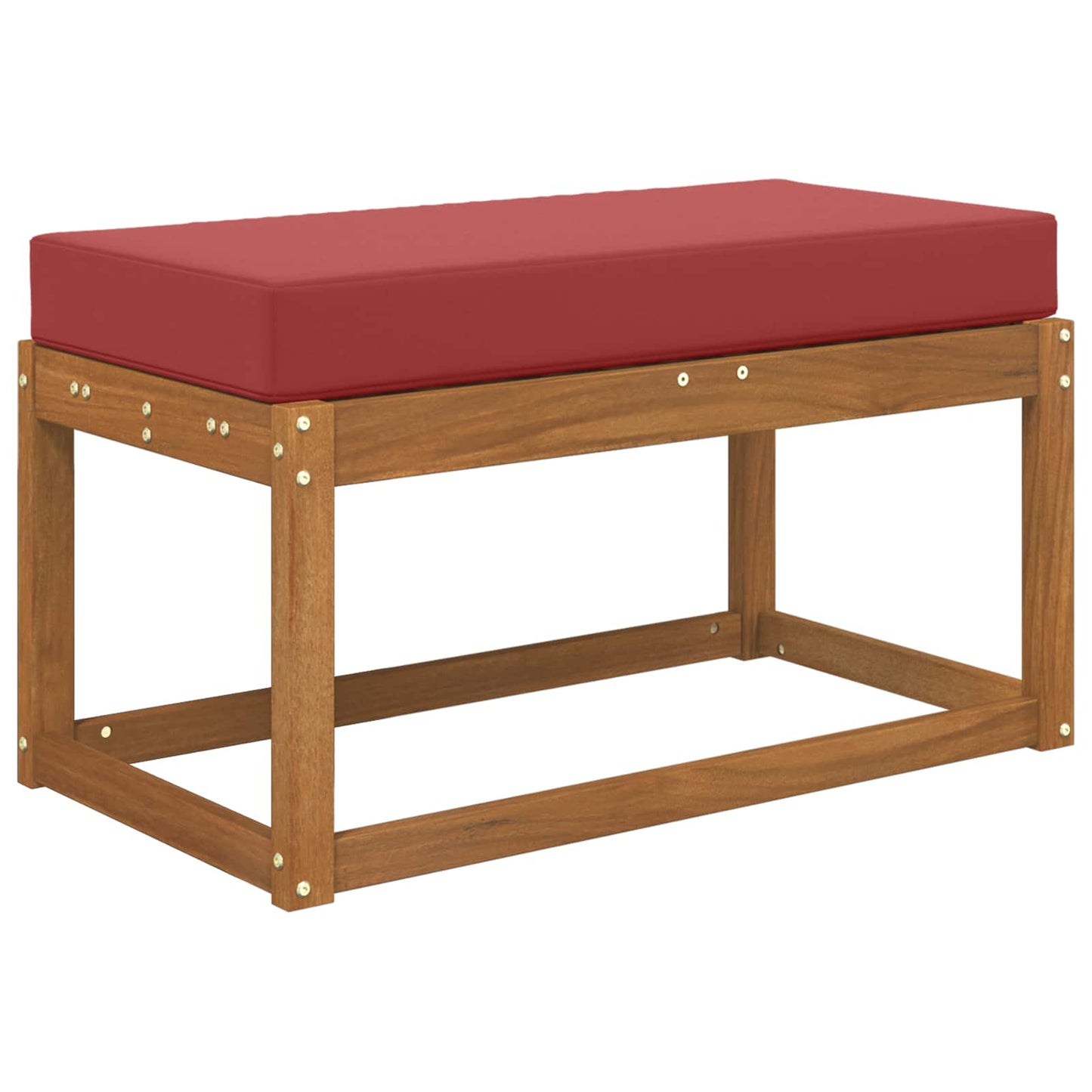 Udendørs Sædepude 100% polyester Vinrød 80 x 40 x 8 cm