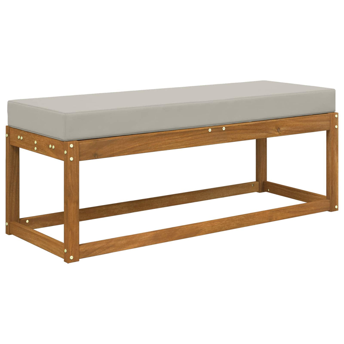 Udendørs Sædepude 100% polyester Grå 111,5 x 40 x 8 cm