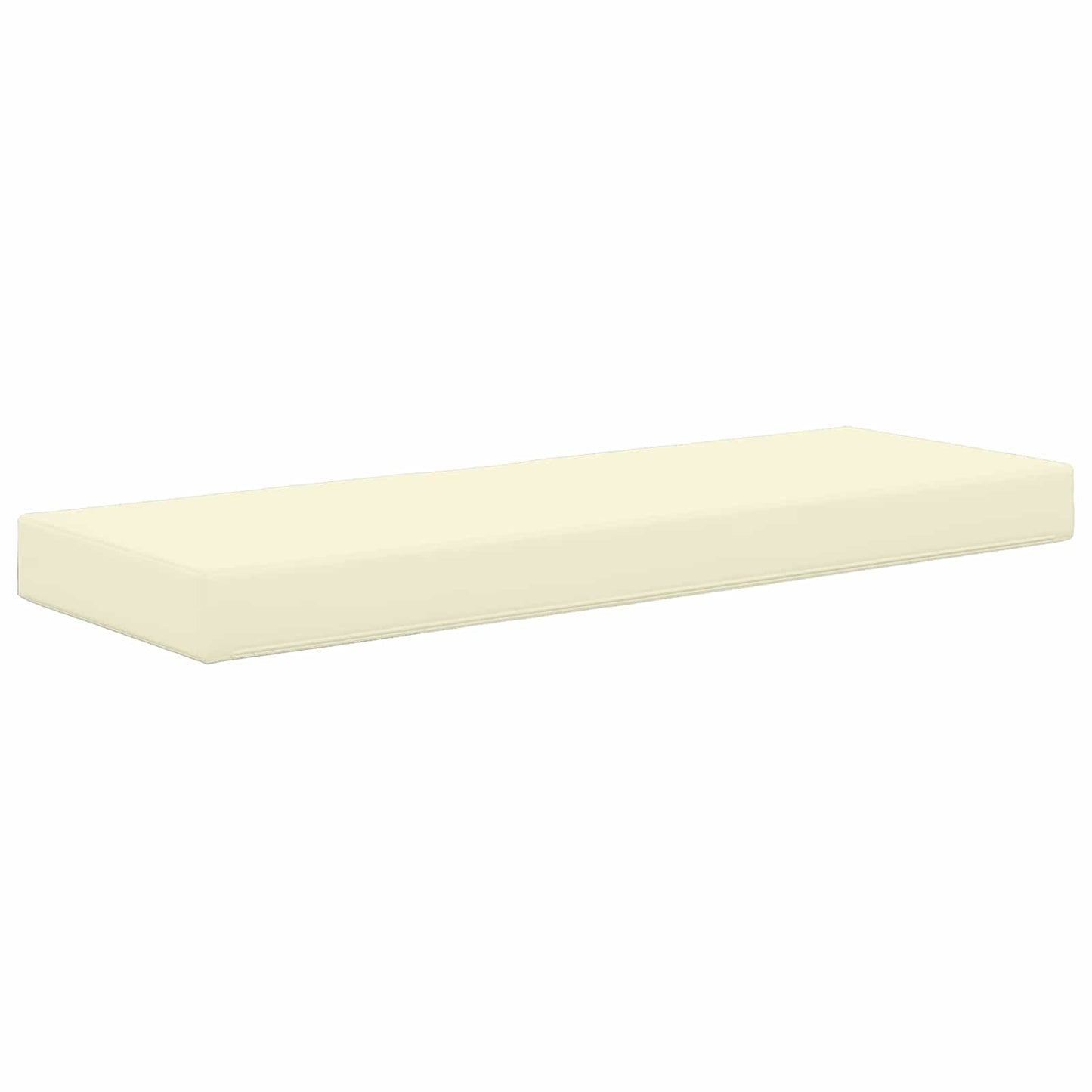 Udendørs Sædepude 100% polyester Cremefarvet 115 x 40 x 8 cm