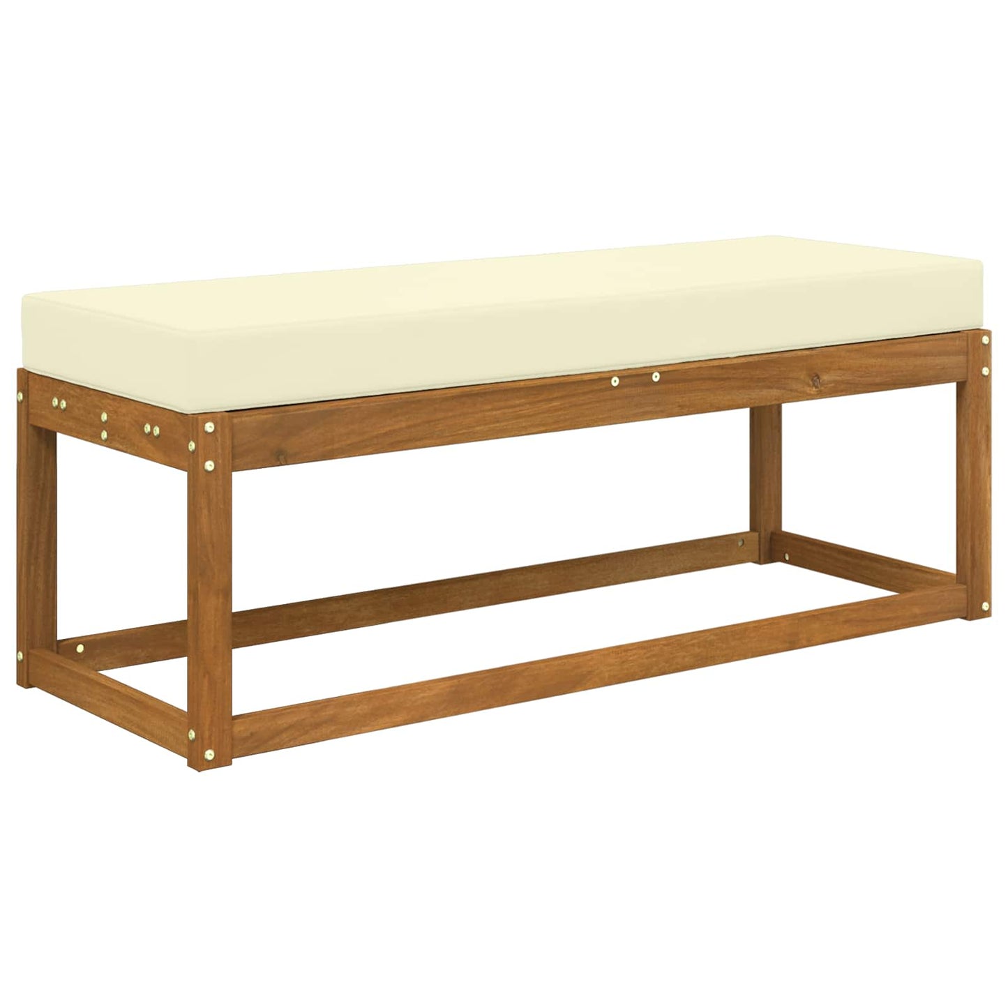 Udendørs Sædepude 100% polyester Cremefarvet 115 x 40 x 8 cm