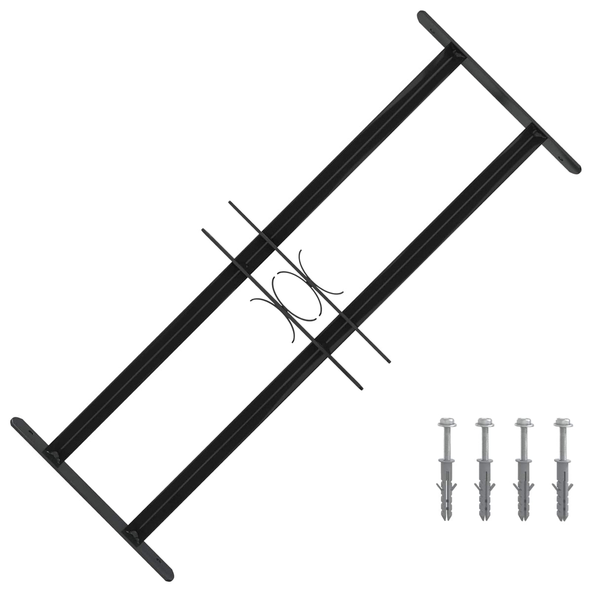 Vindues Sikkerhedsgitter 76 x 30 cm Galvaniseret stål
