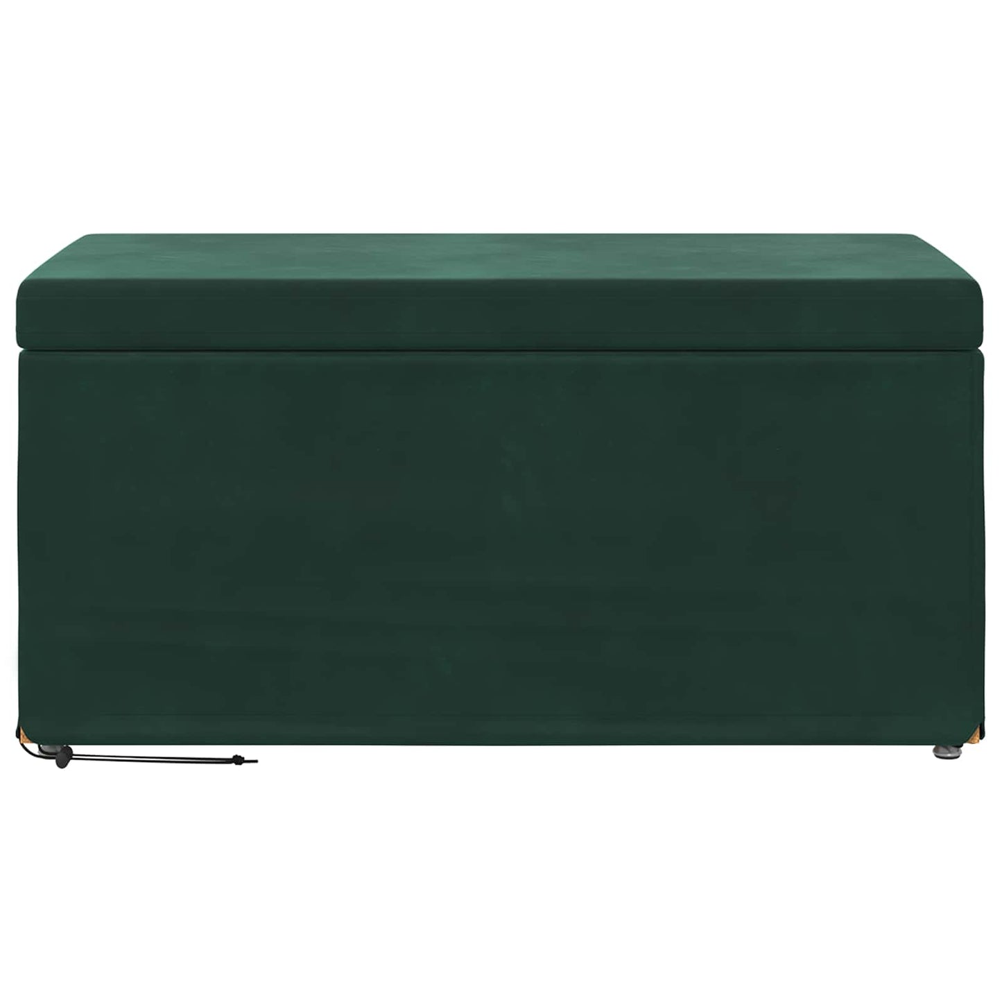 Taburet Mørkegrøn 81 x 41 x 40 cm Velour og konstrueret træ
