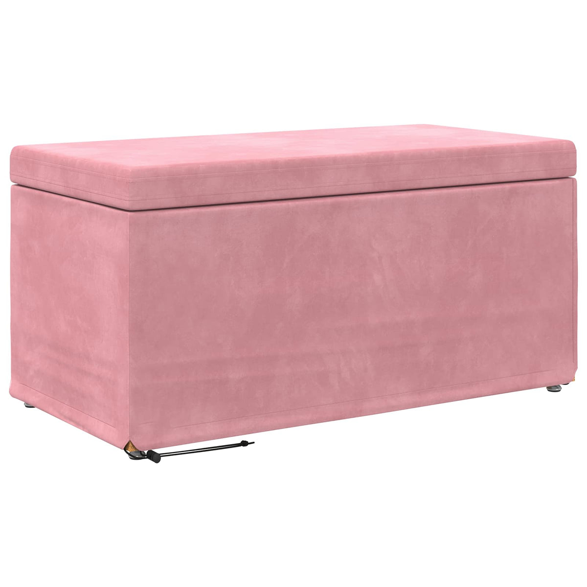 Taburet Lyserød 81 x 41 x 40 cm Velour og konstrueret træ