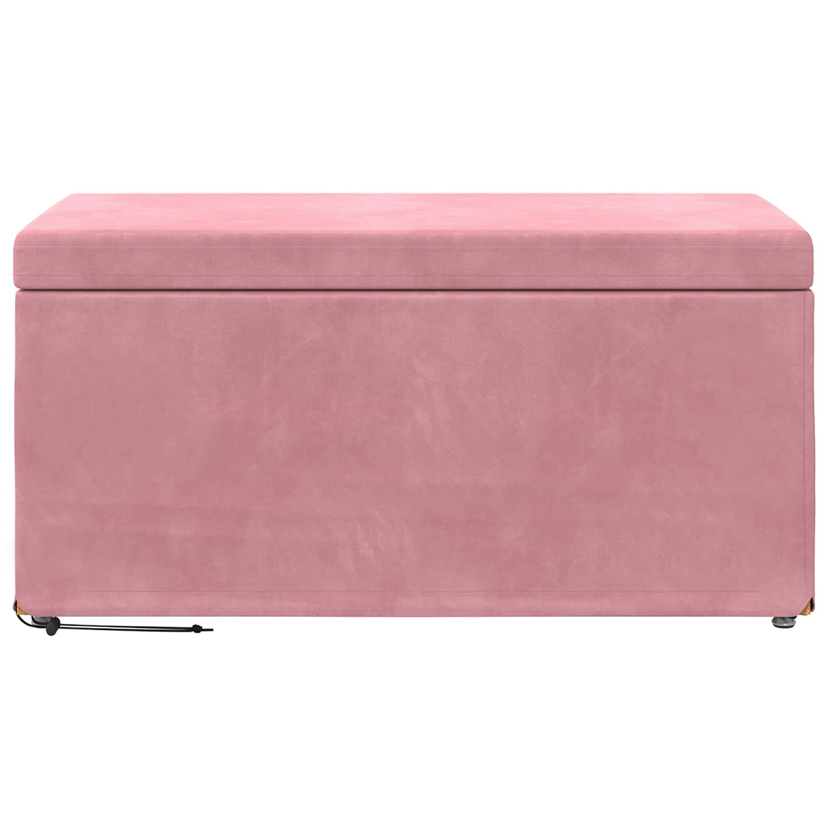 Taburet Lyserød 81 x 41 x 40 cm Velour og konstrueret træ