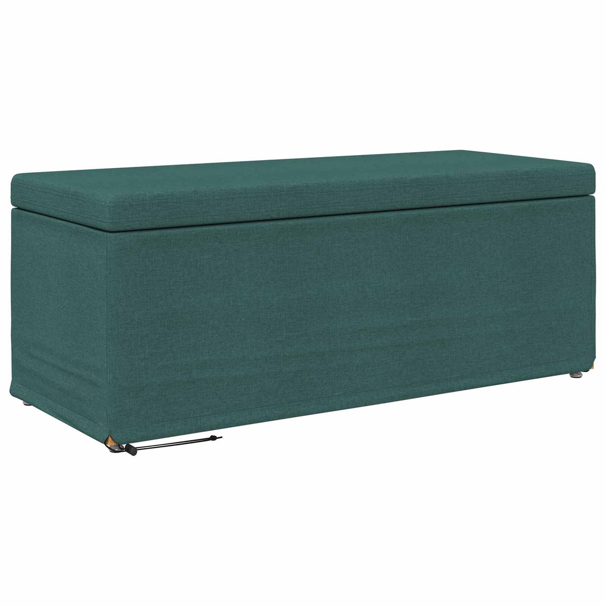 Taburet Mørkegrøn 101 x 41 x 40 cm Stof og konstrueret træ