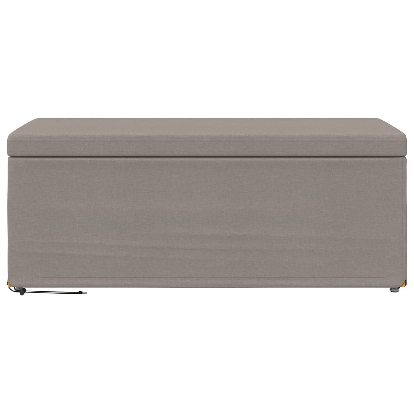 Taburet Gråbrun 101 x 41 x 40 cm Stof og konstrueret træ