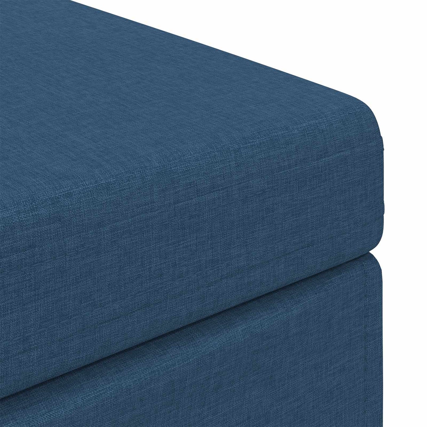 Taburet Blå 101 x 41 x 40 cm Stof og konstrueret træ