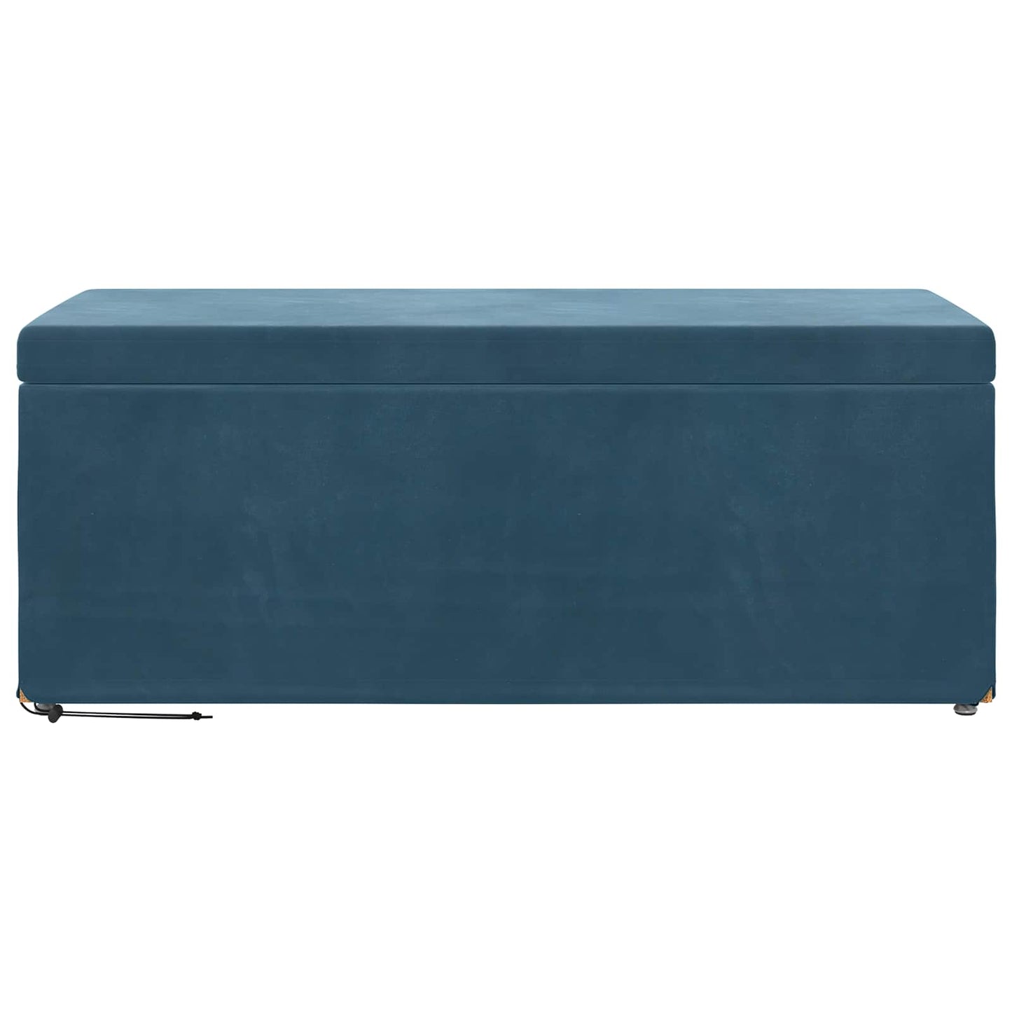 Taburet Blå 101 x 41 x 40 cm Velour og konstrueret træ
