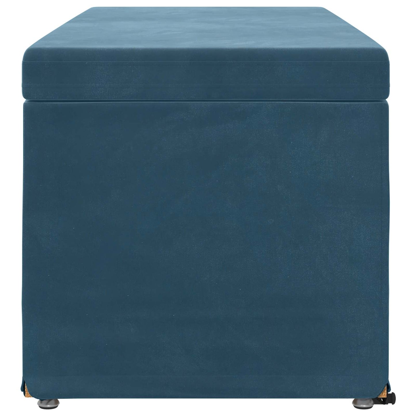 Taburet Blå 101 x 41 x 40 cm Velour og konstrueret træ