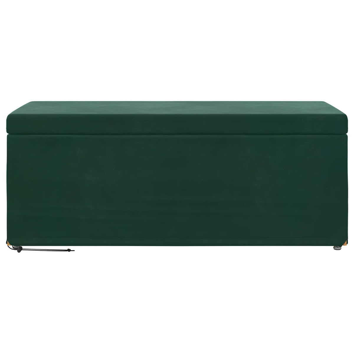 Taburet Mørkegrøn 101 x 41 x 40 cm Velour og konstrueret træ