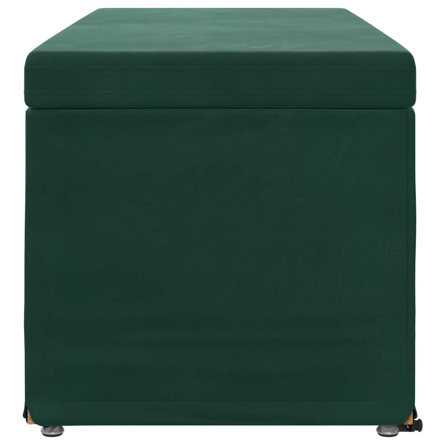 Taburet Mørkegrøn 101 x 41 x 40 cm Velour og konstrueret træ