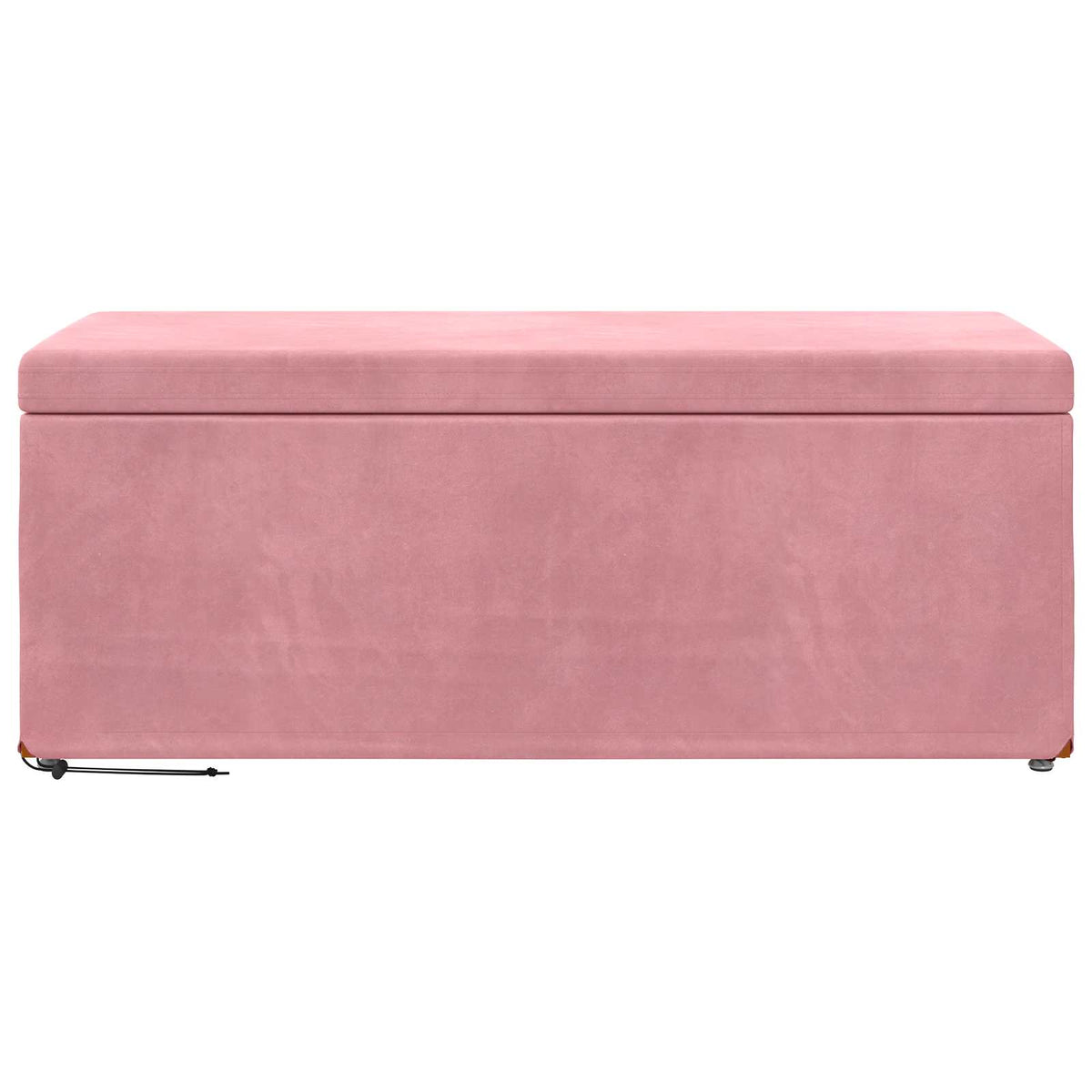 Taburet Lyserød 101 x 41 x 40 cm Velour og konstrueret træ