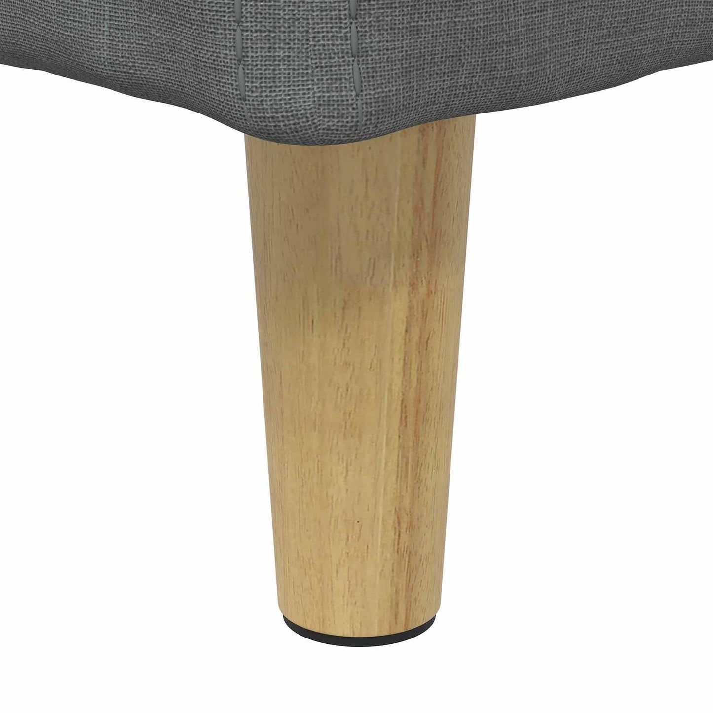 Ottoman med Opbevaring Mørkegrå 40 x 40 x 45 cm Stof