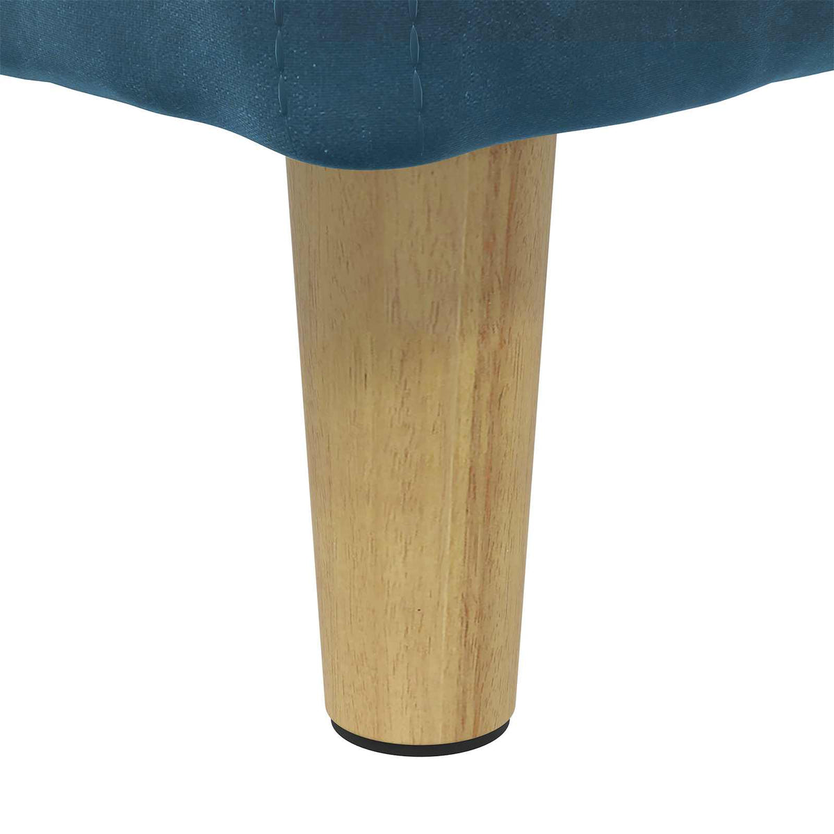 Ottoman med Opbevaring Blå 40 x 40 x 45 cm Fløjl