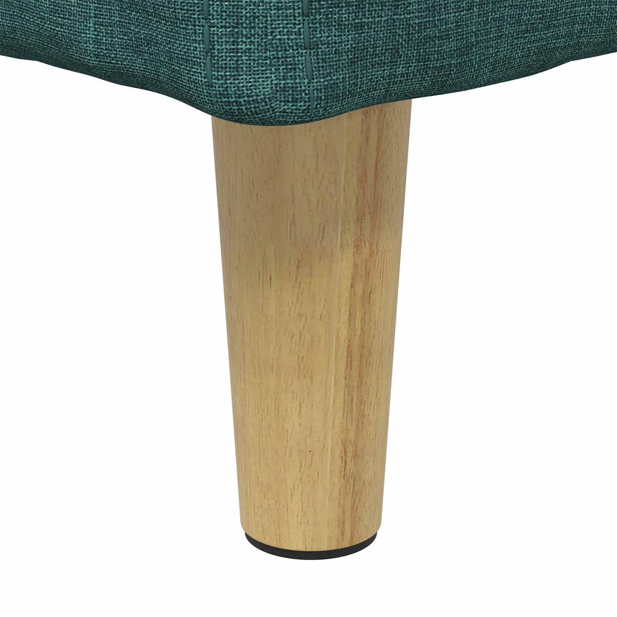 Ottoman med Opbevaring Mørkegrøn 60 x 60 x 45 cm Stof