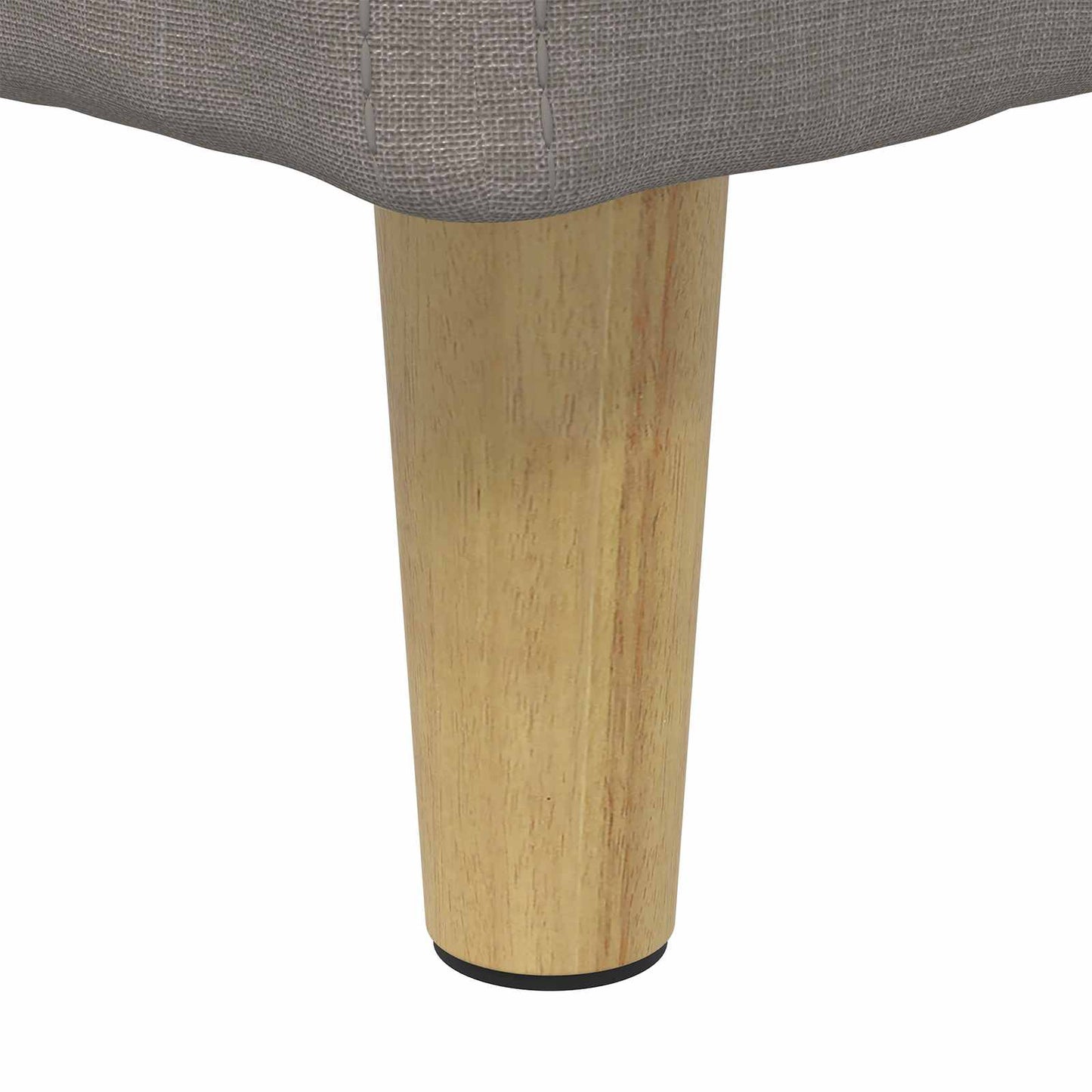 Ottoman med Opbevaring Gråbrun 60 x 60 x 45 cm Stof