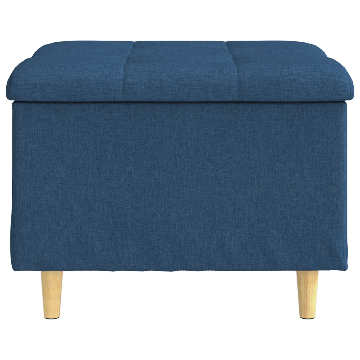 Ottoman med Opbevaring Blå 60 x 60 x 45 cm Stof