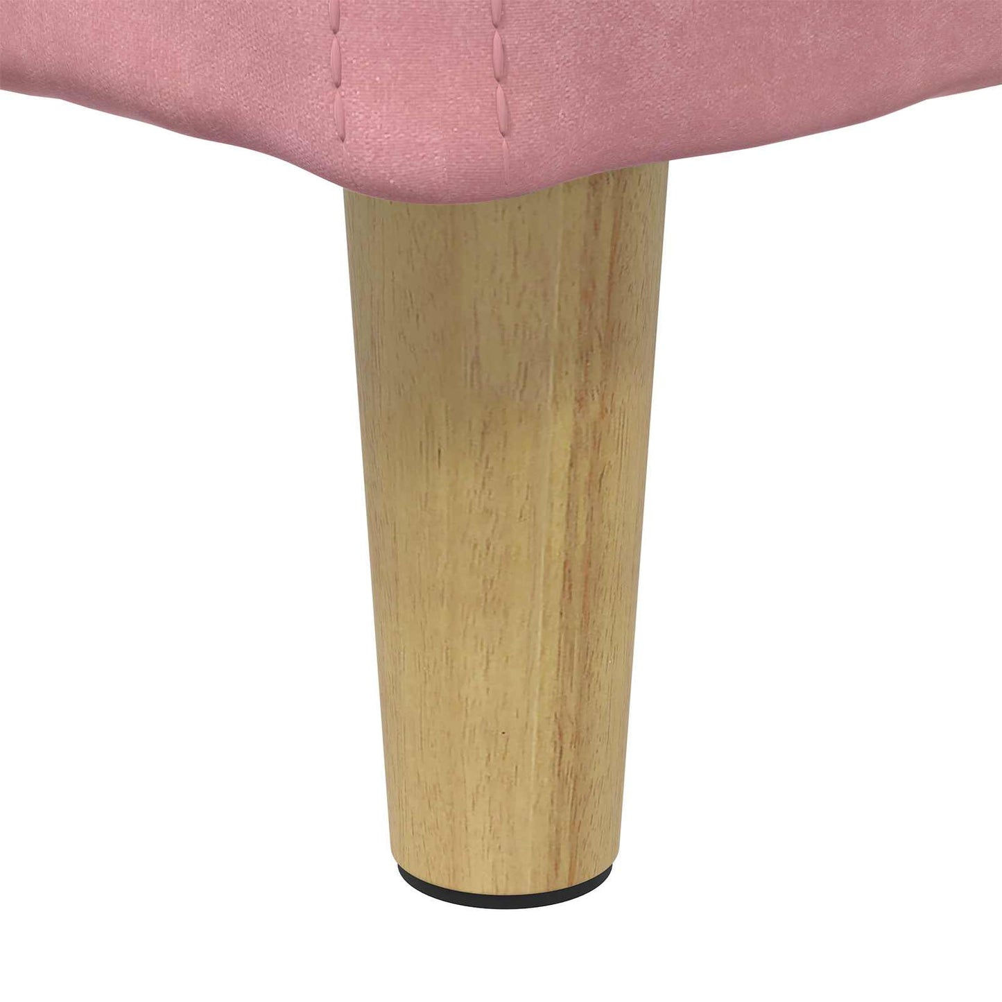 Ottoman med Opbevaring Lyserød 60 x 60 x 45 cm Fløjl