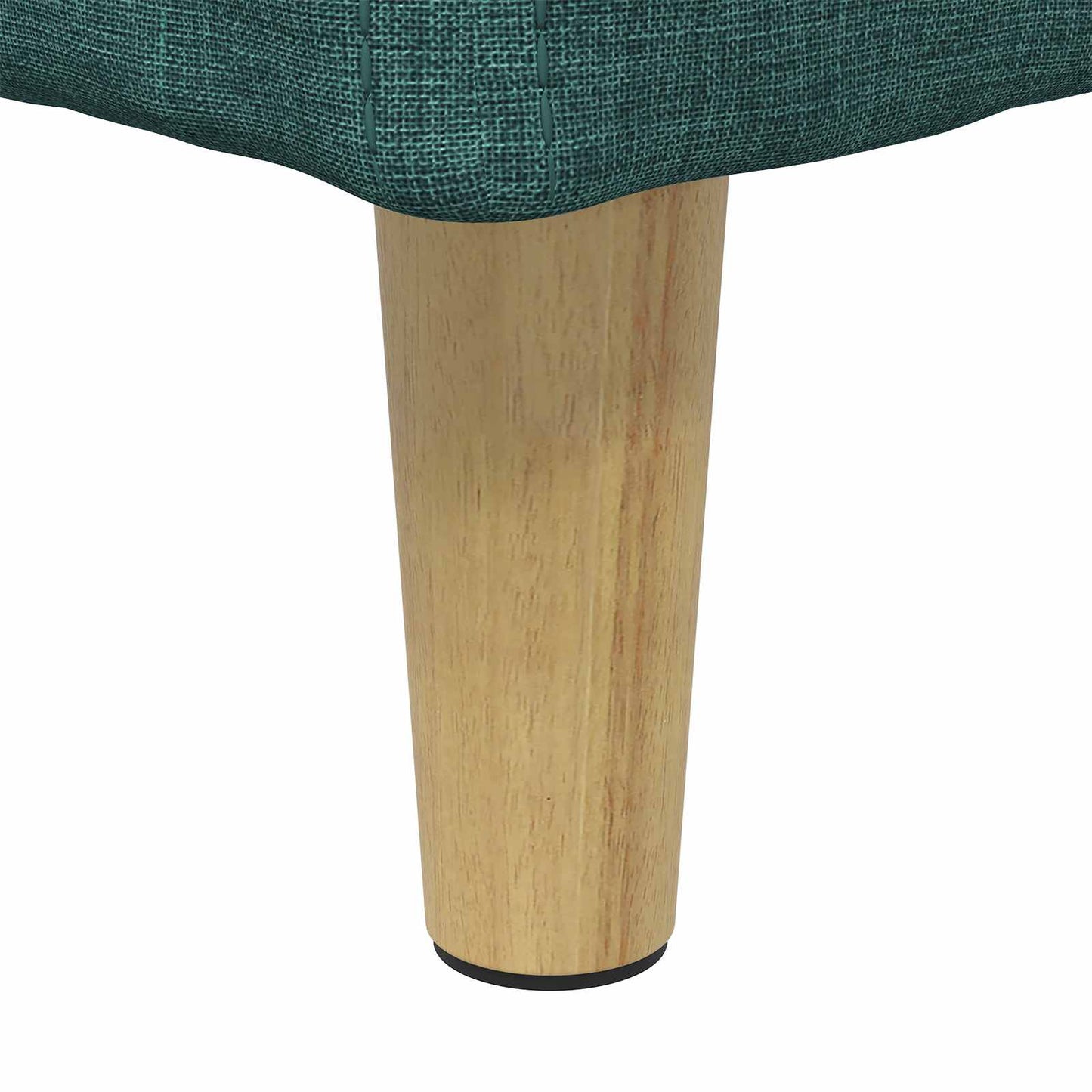 Ottoman med Opbevaring Mørkegrøn 80 x 80 x 45 cm Stof