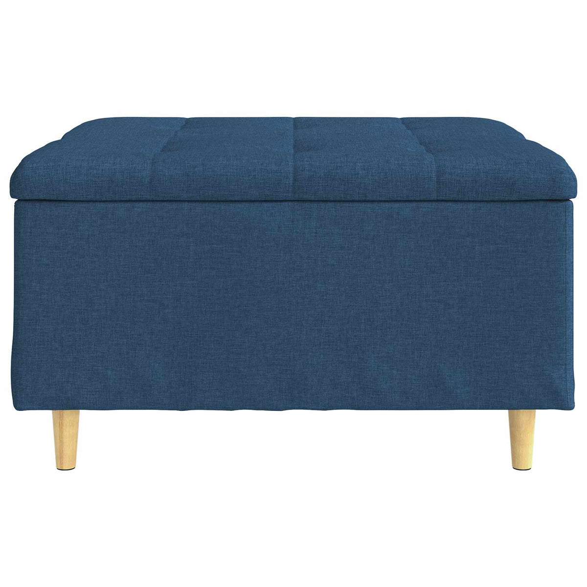 Ottoman med Opbevaring Blå 80 x 80 x 45 cm Stof