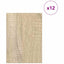 Dekor Panels 12 stk. Sonoma-eg 15 x 21 x 0,27 cm