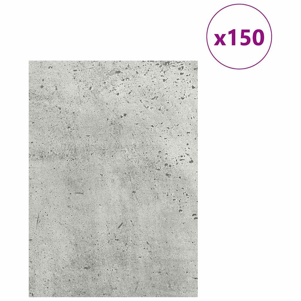 Dekor Panels 150 stk. Betongrå 15 x 21 x 0,27 cm