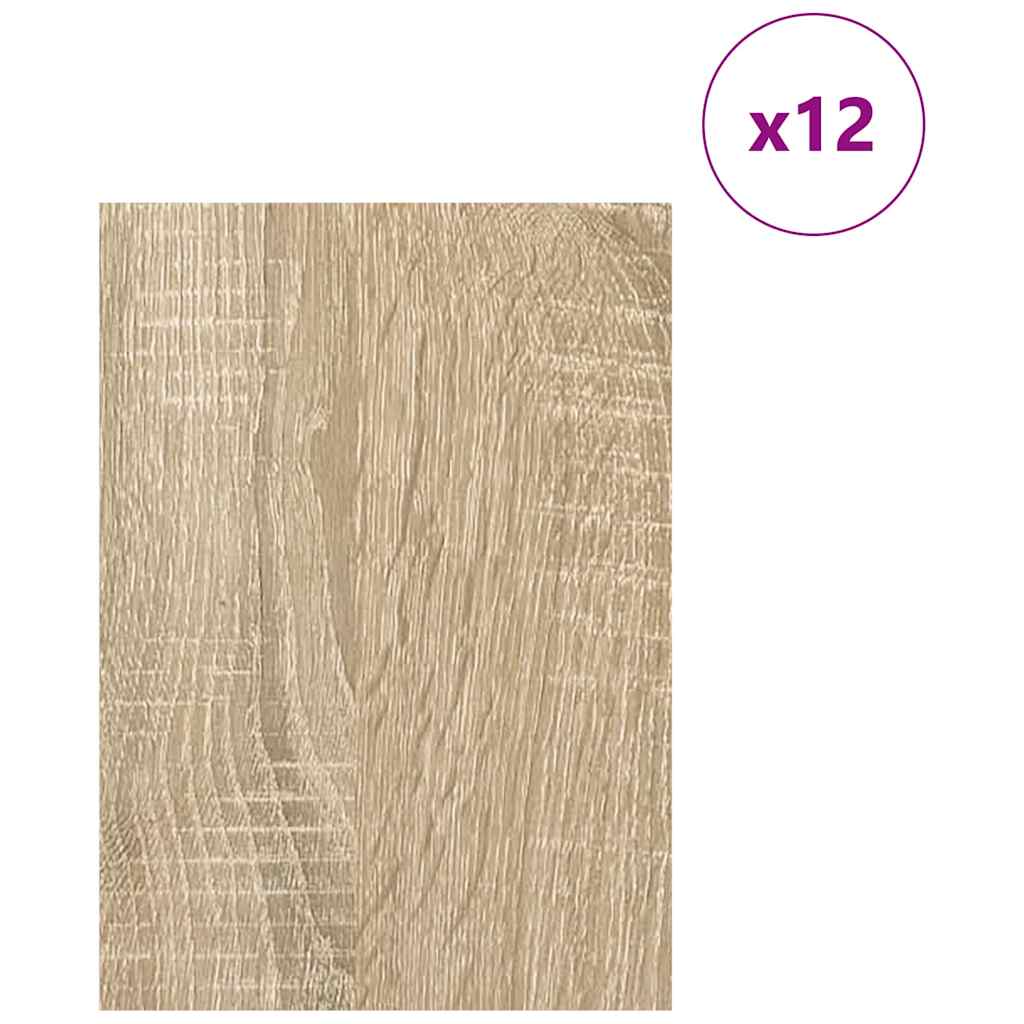 Dekor Panels 12 stk. Sonoma-eg 21 x 30 x 0,27 cm