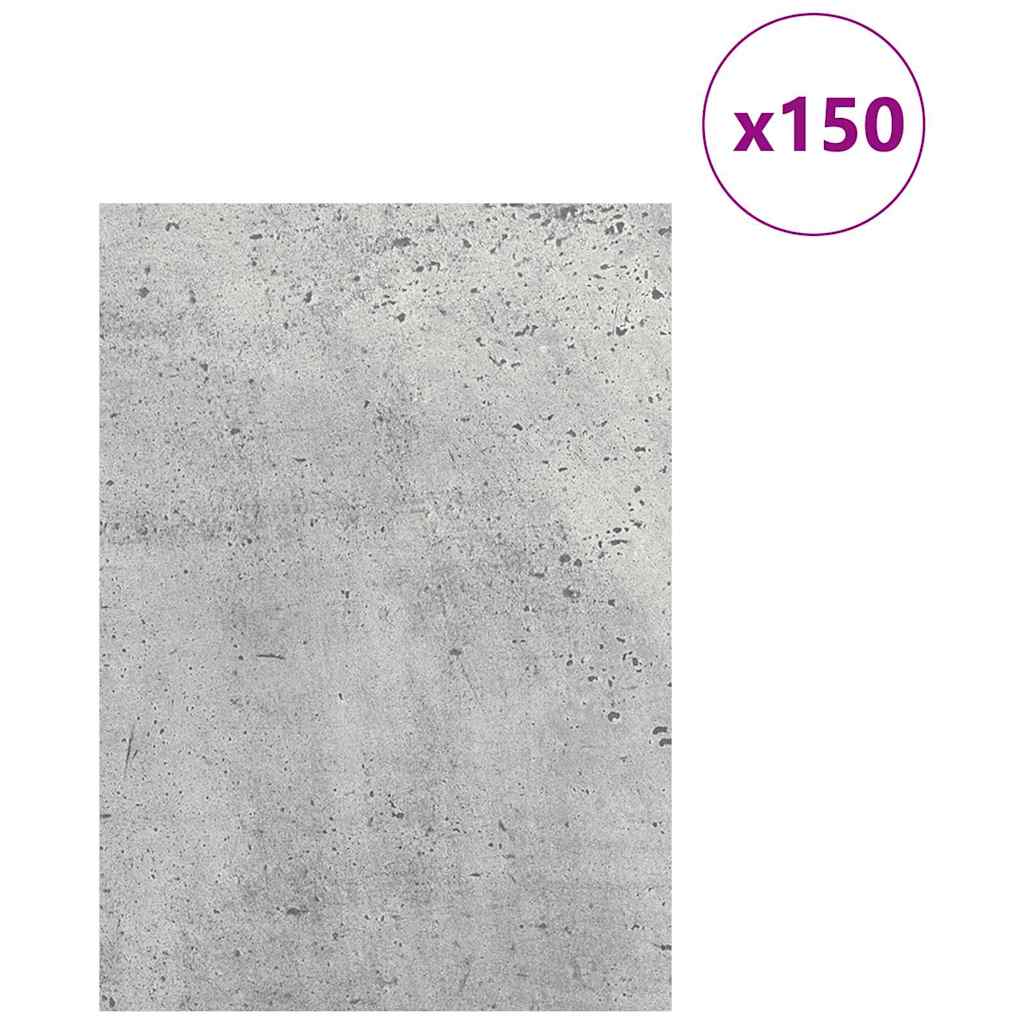 Dekor Panels 150 stk. Betongrå 21 x 30 x 0,27 cm